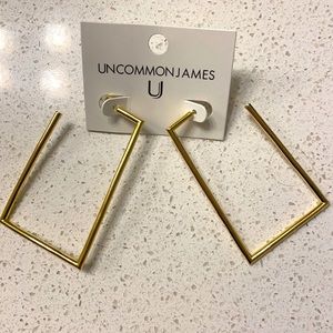 Gold dangle earrings